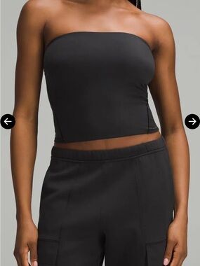 Lululemon Wundermost Ultra-Soft Nulu Tube Top in Black